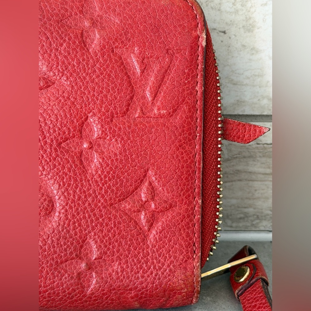 Authentic Louis Vuitton Empriente Red Wallet with COA and dustbag - Picture 10 of 11